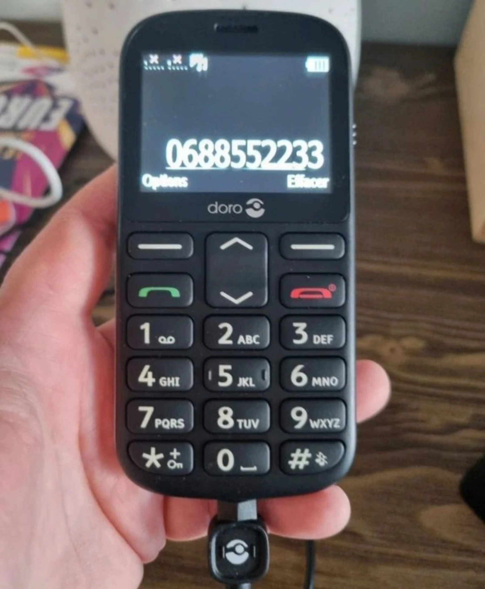 Doro 1360 senior mobile phone – Very good condition – With dock – photo 7